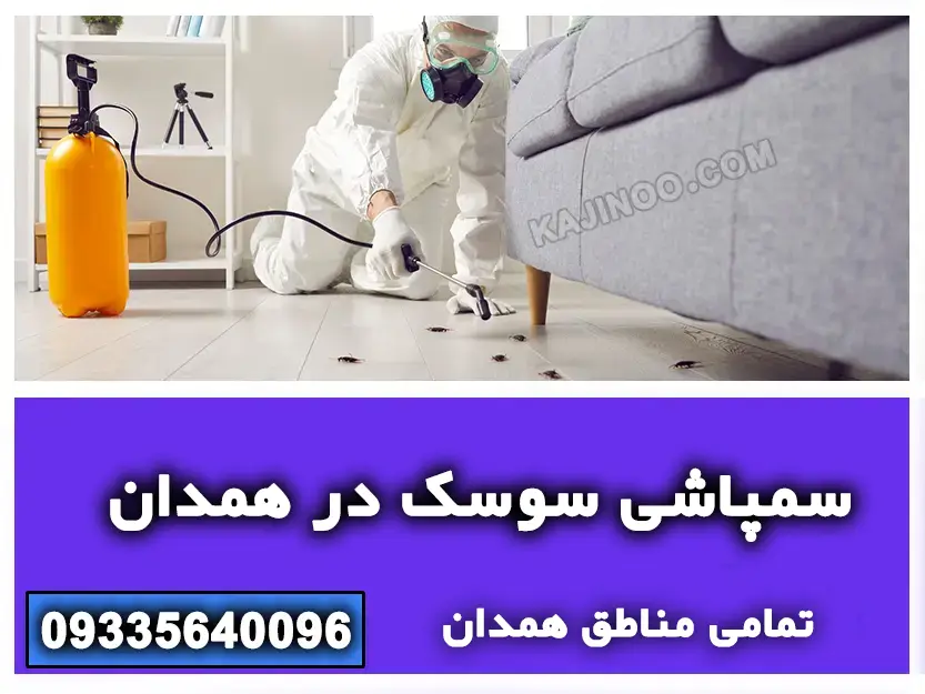 سمپاشی سوسک در همدان